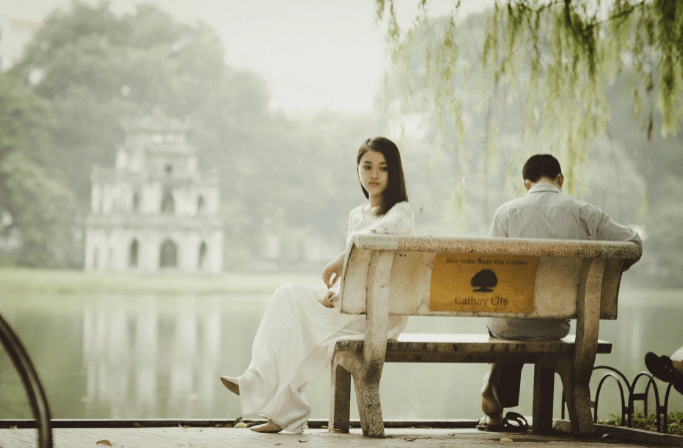 bench-nature-love-people