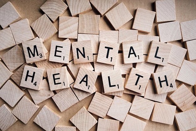 mental health spelled on wooden pieces of Scrabble